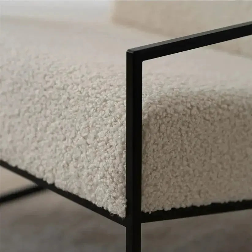 SLIM LINE - Fauteuil et Chaise / minimalisme / scandinave / intemporel / Maroc Design-Maroc Design-Blanc-Maroc Design