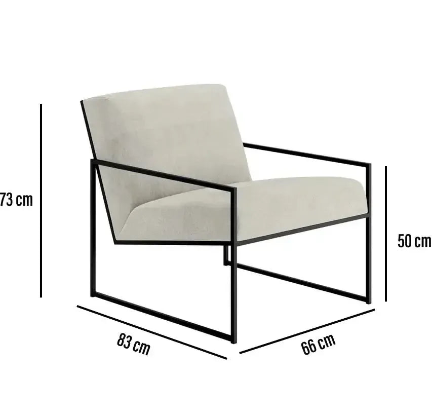 SLIM LINE - Fauteuil et Chaise / minimalisme / scandinave / intemporel / Maroc Design-Maroc Design-Blanc-Maroc Design