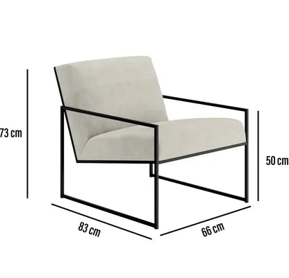 SLIM LINE - Fauteuil et Chaise / minimalisme / scandinave / intemporel / Maroc Design-Maroc Design-Blanc-Maroc Design