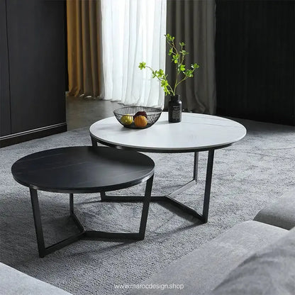 TRANSITION – Tables Basses Gigognes Modernes pour Sublimer Votre Salon / Maroc Design-Maroc Design-Noir-Noir-Maroc Design