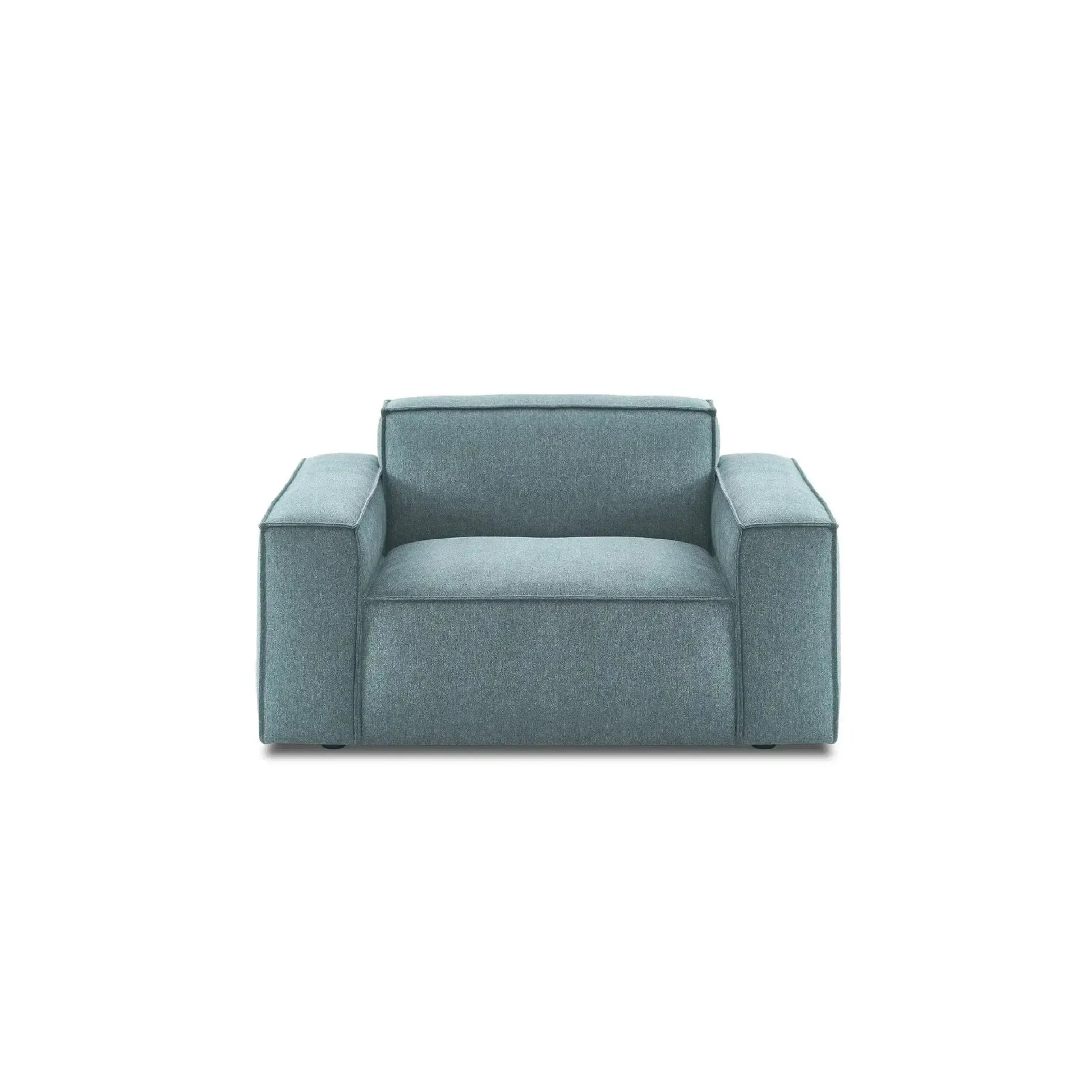 W Canapé avec 2 Accoudoir BOXTER - Élégance Moderne et Modulabilité-canapé, fauteil, Meridienne,-Maroc Design-Noir-Maroc Design