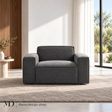 Canapé Module BOXTER 2 Accoudoirs — Modulable, Velours & Bouclette, 4 Coloris | Maroc Design