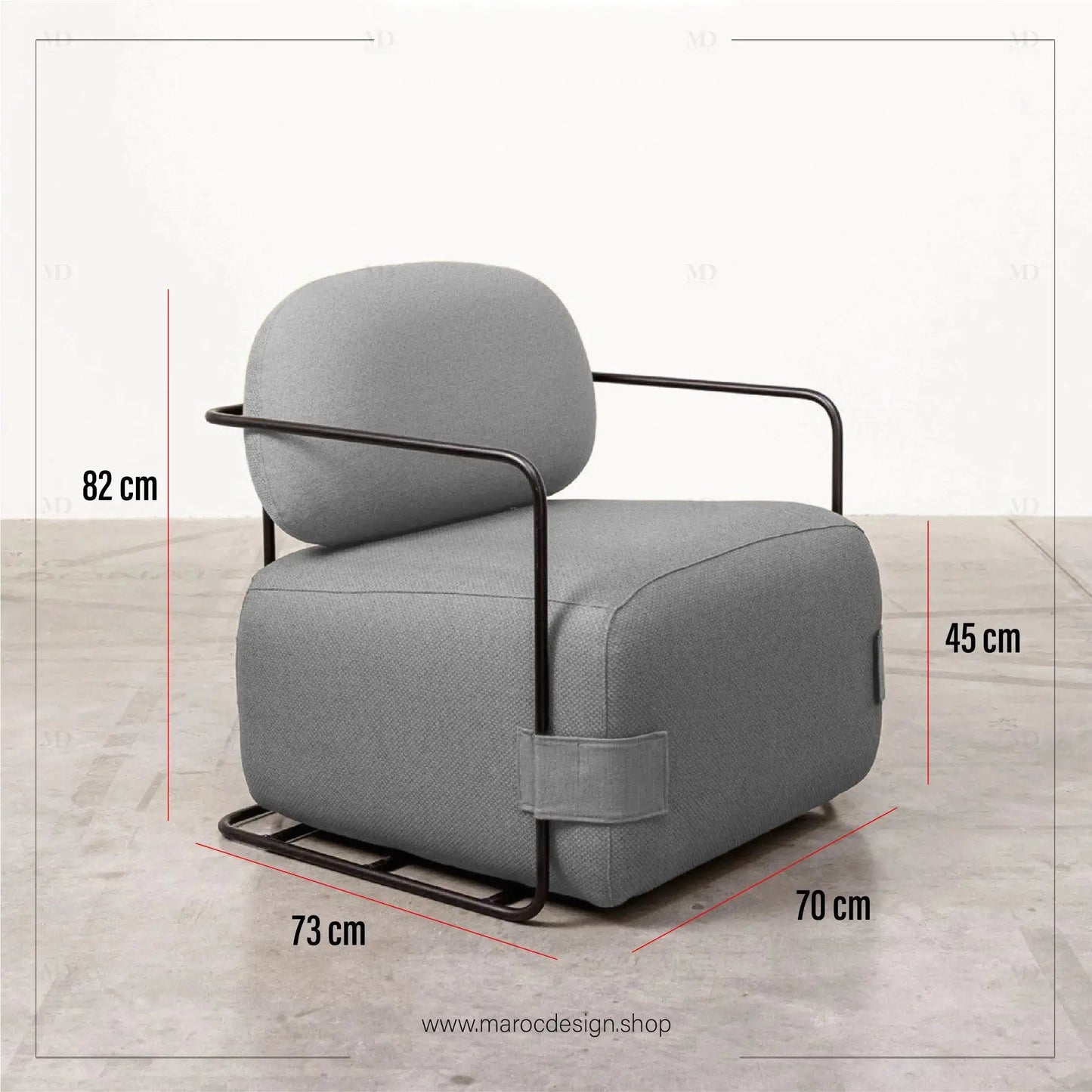 KANO Fauteuil Individuel Pour Maison et espace professionnel