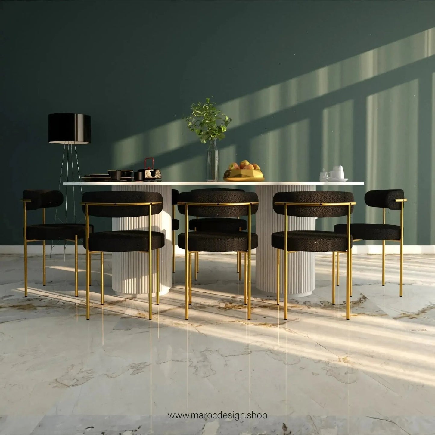 Table a manger IBIZA 8 places PRESTIGIA - Maroc Design