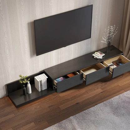 Meuble TV KAYLA blanc module gigogne extensible – Maroc Design