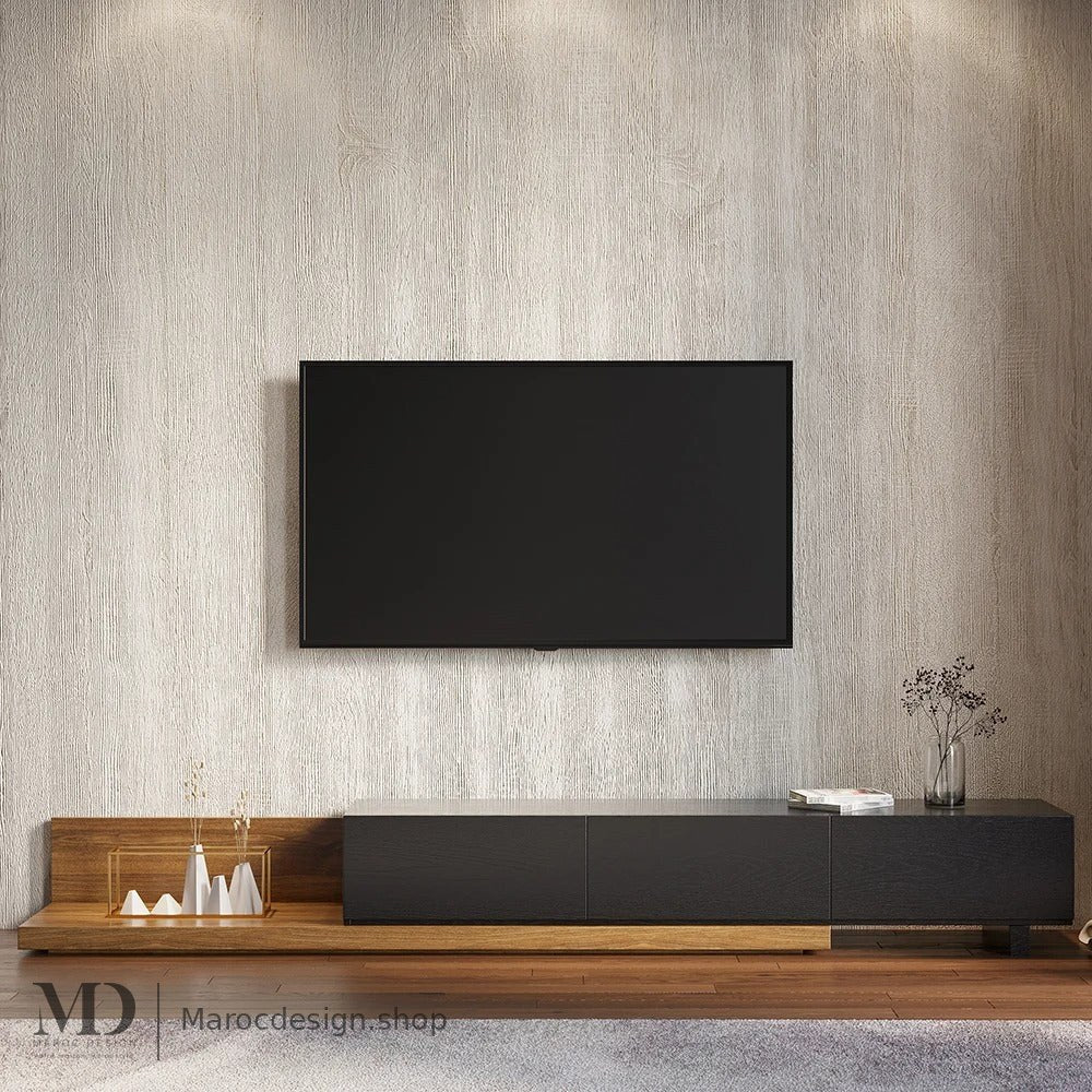 Meuble TV KAYLA blanc, rangement salon – Maroc Design