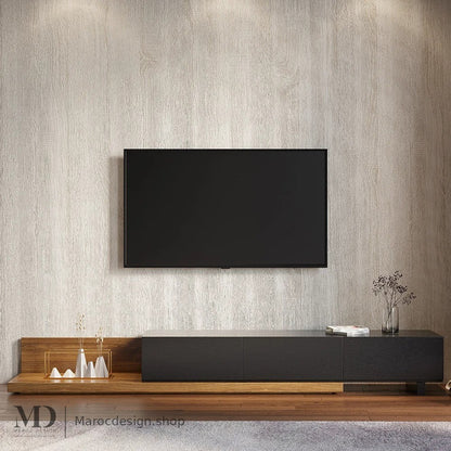 Meuble TV KAYLA blanc, rangement salon – Maroc Design