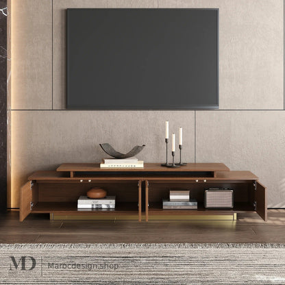Meuble TV LINEA chêne, grand format salon – Maroc Design