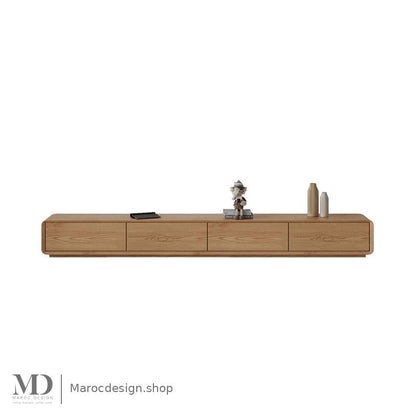 Ensemble NORDI chêne, table basse coordonnée – Maroc Design