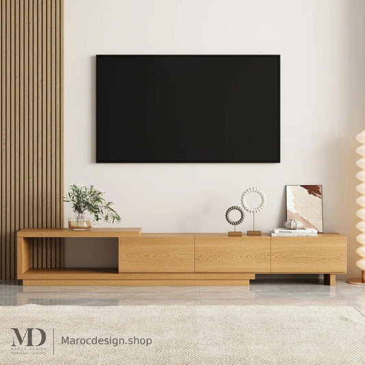 Meuble TV NOVA chene telescopique - Maroc Design