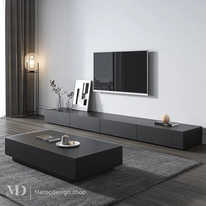 Ensemble TV ORA, meuble TV et table basse assortis – salon, Maroc Design Casablanca