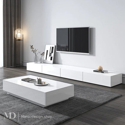 Ensemble TV ORA, salon harmonieux – Maroc Design Casablanca