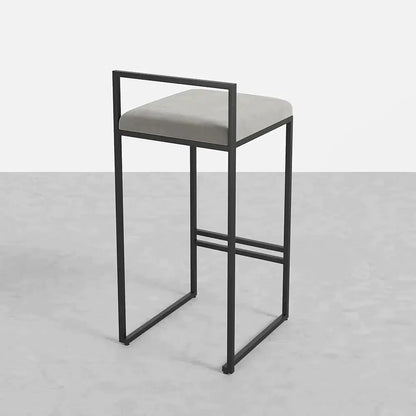 Girona - Tabouret de bar moderne en velours