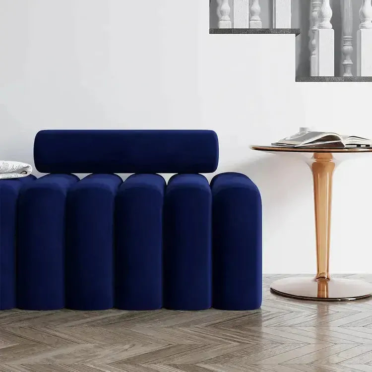 MODENA Banc Canapé / Découvrez le Charme et le Confort / By Maroc Design-Maroc Design-Noir & Blanc-120x45x60cm-Maroc Design