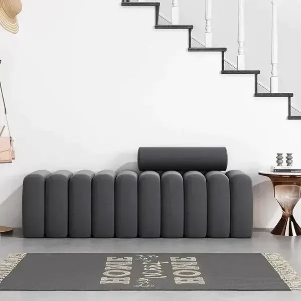MODENA Banc Canapé / Découvrez le Charme et le Confort / By Maroc Design-Maroc Design-Noir & Blanc-120x45x60cm-Maroc Design