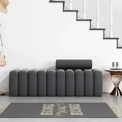 MODENA Banc Canapé / Découvrez le Charme et le Confort / By Maroc Design-Maroc Design-Noir & Blanc-120x45x60cm-Maroc Design