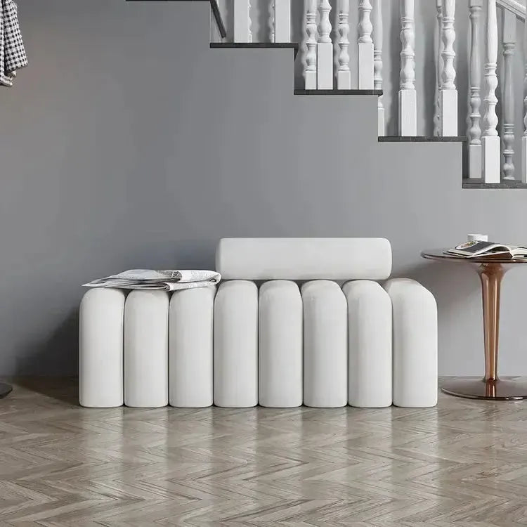 MODENA Banc Canapé / Découvrez le Charme et le Confort / By Maroc Design-Maroc Design-Noir & Blanc-120x45x60cm-Maroc Design